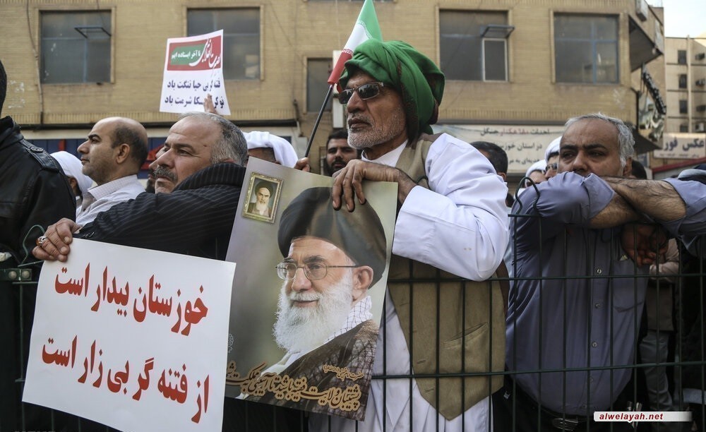 مسيرات حاشدة في أنحاء إيران للتنديد بأعمال الشغب + صور