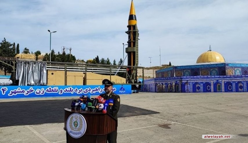الدفاع الإيرانية: صاروخ خيبر الباليستي مزود بتقنية التخفي عن الرادار