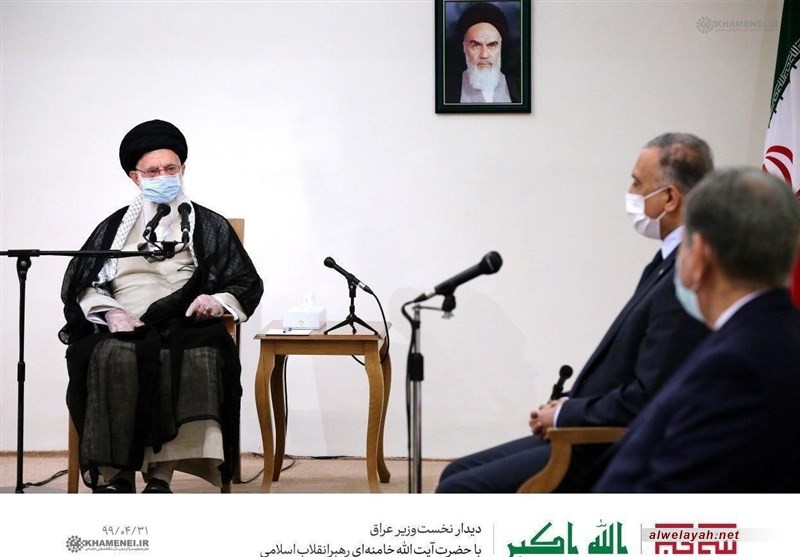 قائد الثورة الإسلامية للكاظمي: إيران لن تنسى اغتيال الشهيدين سليماني والمهندس وستوجه ضرباتها للأميركيين