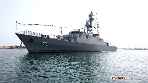 انضمام المدمرة 'دنا' وكاسحة الألغام 'شاهين' لأسطول البحرية الإيرانية