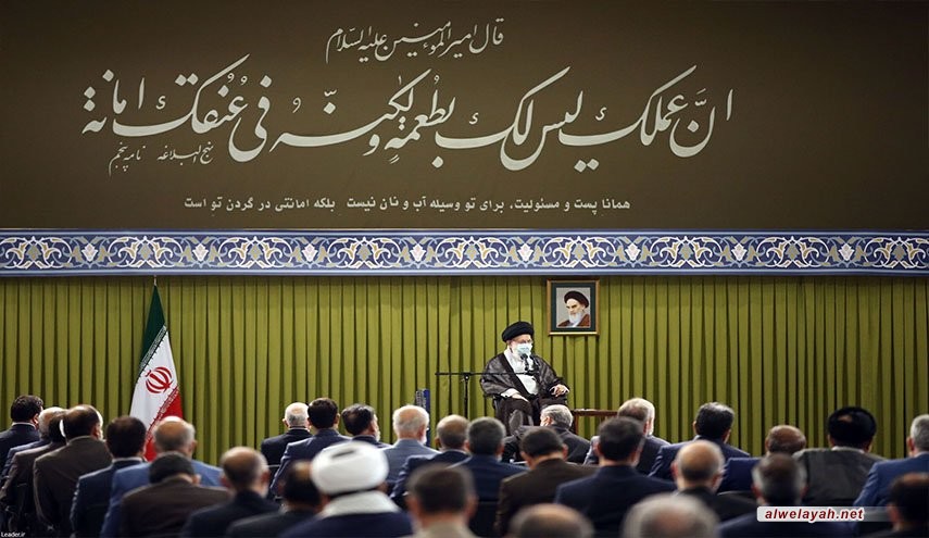 أعضاء البرلمان الإيراني يلتقون قائد الثورة الإسلامية