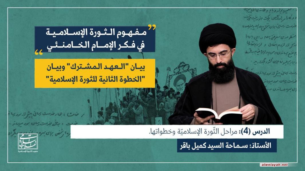 الدرس (4): مراحل الثّورة الإسلاميّة وخطواتها
