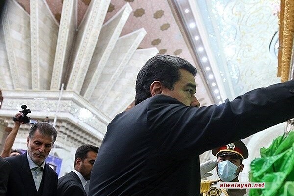 في طهران؛ الرئيس الفنزويلي يزور مرقد الإمام الخميني (ره)