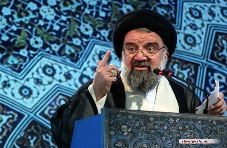 خطيب طهران: قائد الثورة الإسلامية حقَّرَ ترامب بعدم قبول رسالته